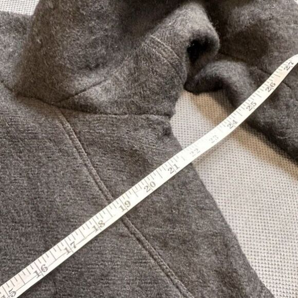 G-Star Raw Women's Wool Lined Relax Trench Overcoat Jacket Charcoal Gray Large - Picture 15 of 16